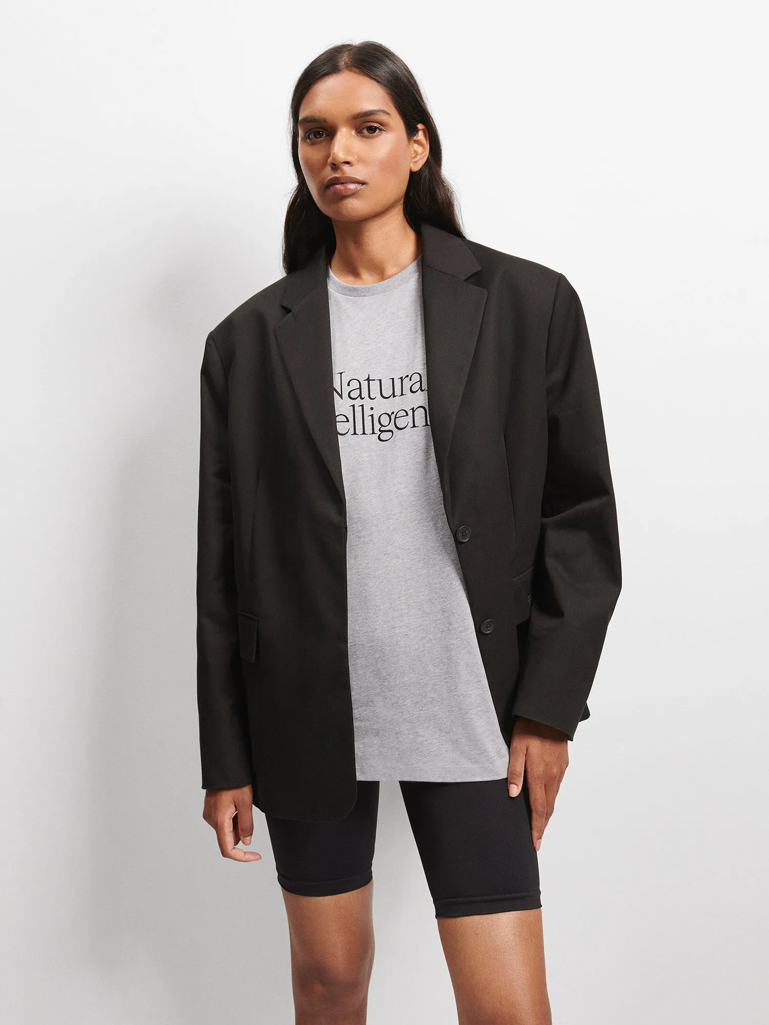 Womens 365 Natural Intelligence T-shirt—grey marl sold by Pangaia product image thumbnail 2