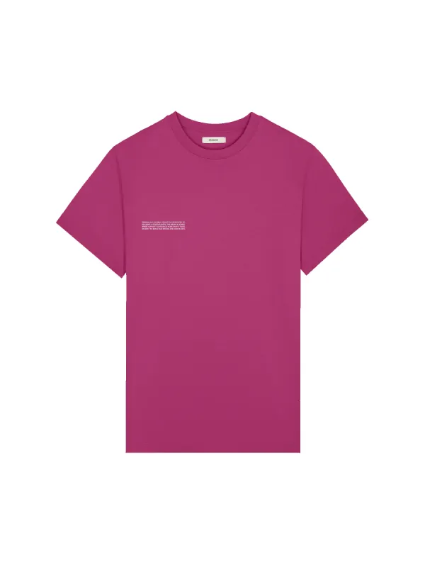 Womens 365 Midweight T-shirt—berry purple sold by Pangaia