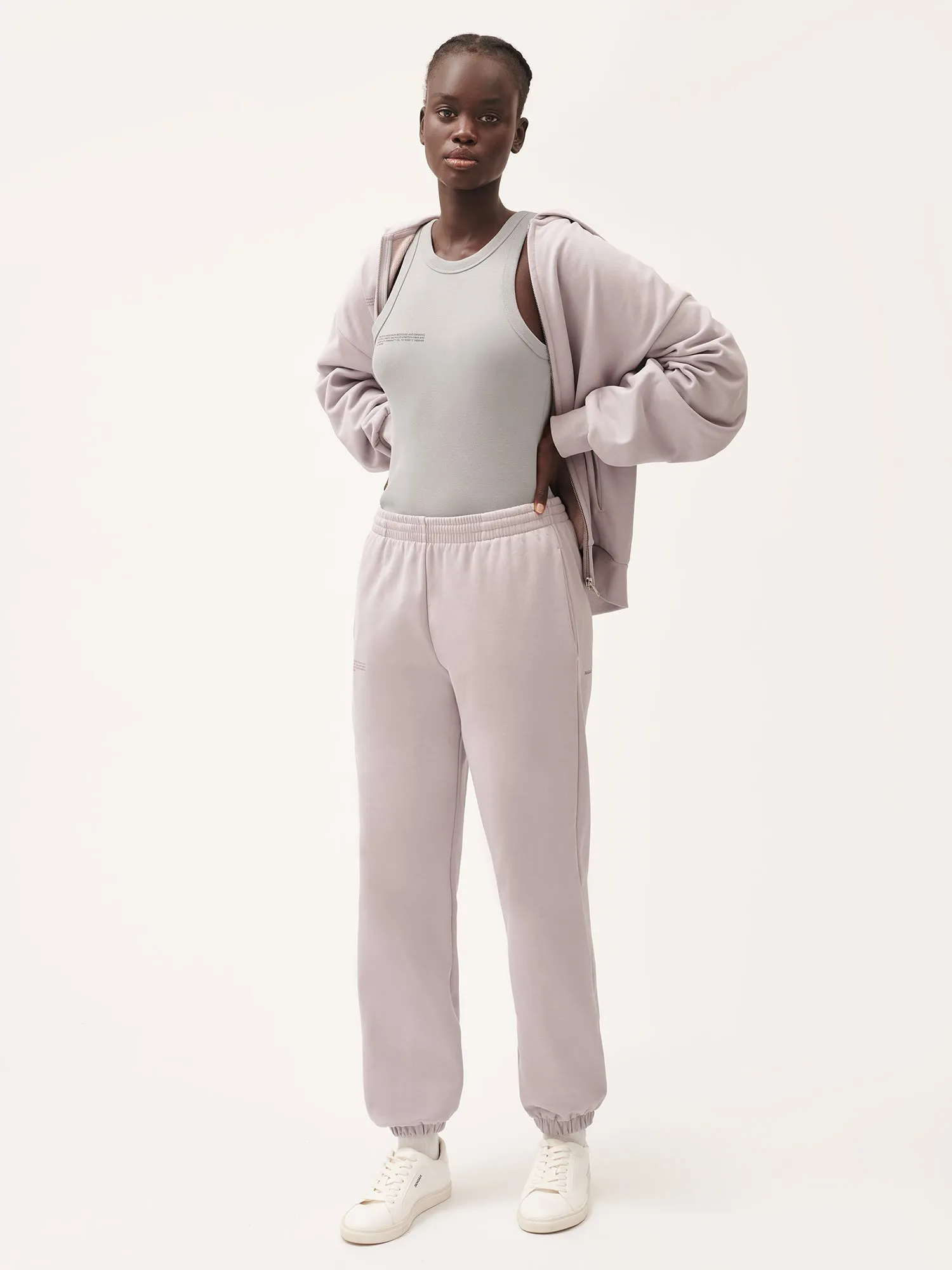 Womens Natural Dye Track Pants—daylight purple sold by Pangaia product image thumbnail 4