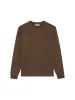 Womens DNA Long Sleeve T-Shirt—cacoa brown sold by Pangaia