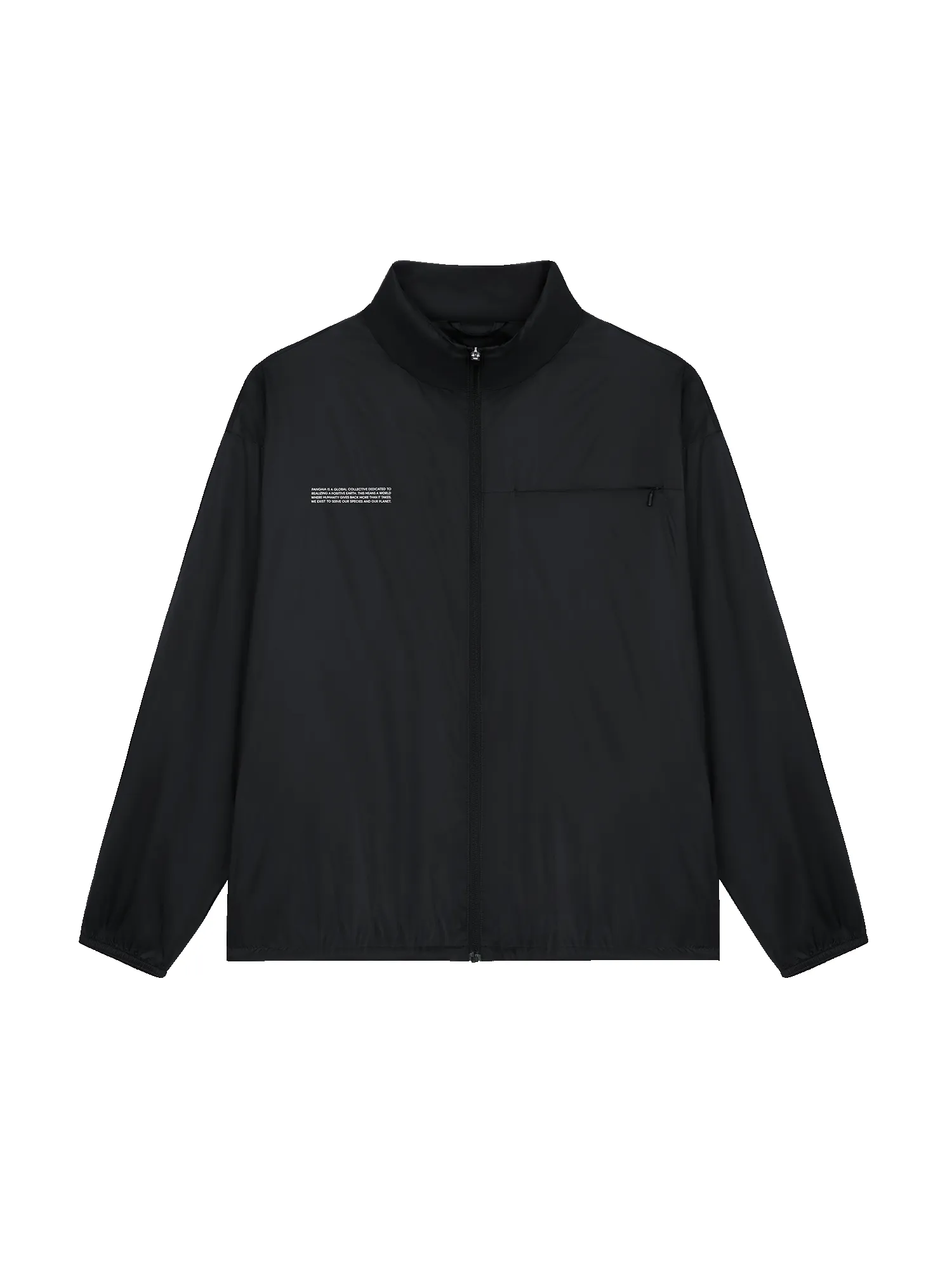 Men's DNA Recycled Nylon Packable Jacket—black sold by Pangaia