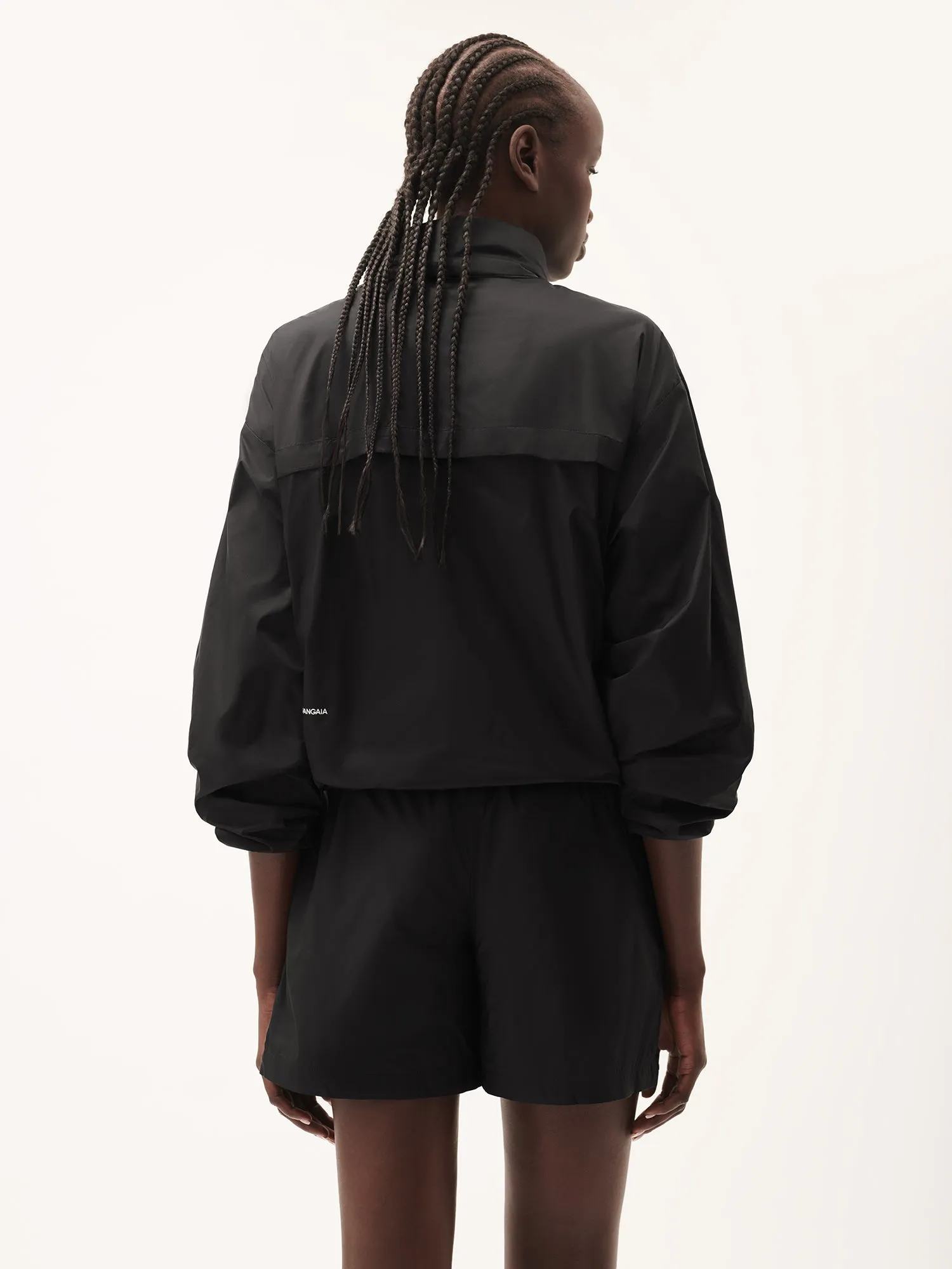 Womens DNA Recycled Nylon Packable Jacket—black sold by Pangaia product image thumbnail 4