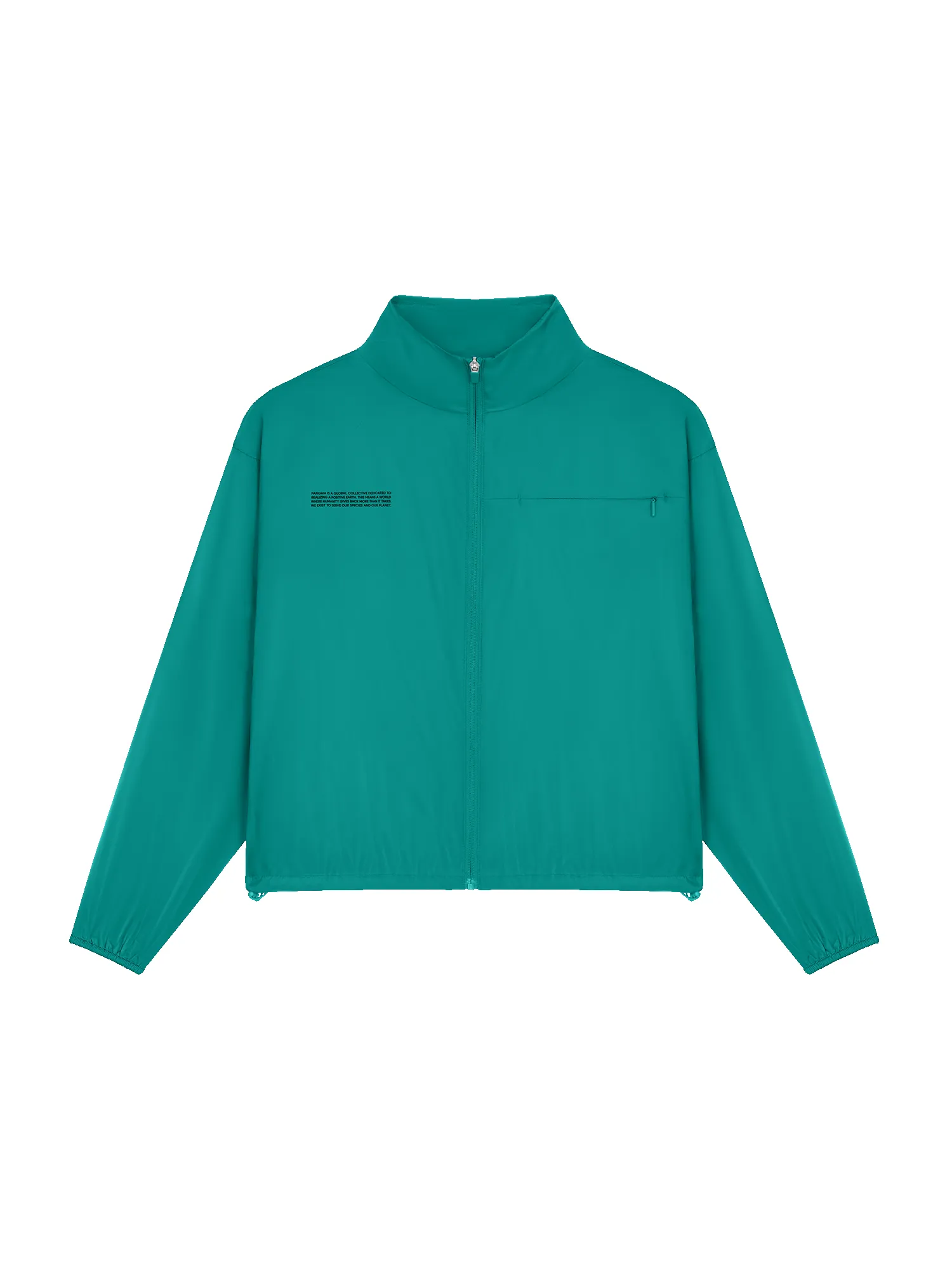 Women's DNA Recycled Nylon Packable Jacket—scarab teal sold by Pangaia