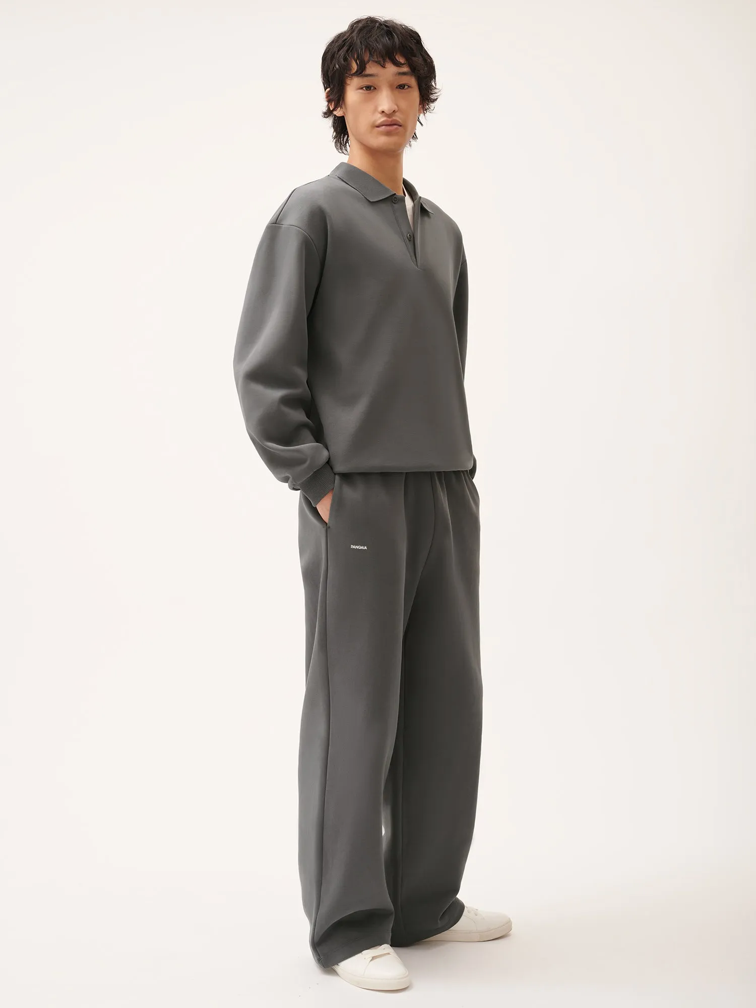 Womens DNA Straight Leg Track Pants—atmosphere grey sold by Pangaia product image thumbnail 2