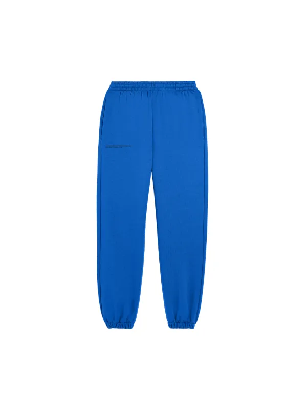 Mens 365 Midweight Track Pants—cobalt blue sold by Pangaia
