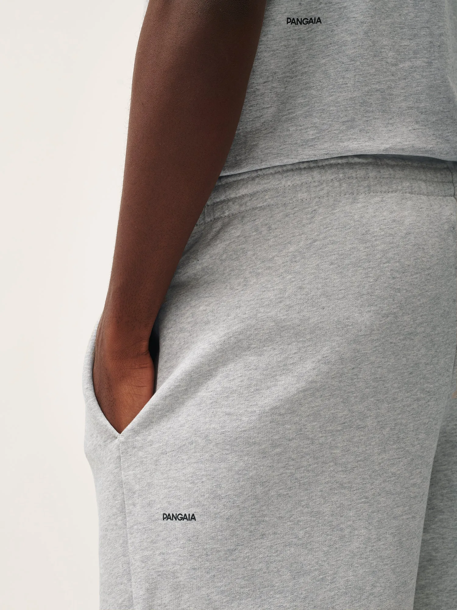 Mens 365 Heavyweight Track Pants—grey marl sold by Pangaia product image thumbnail 4