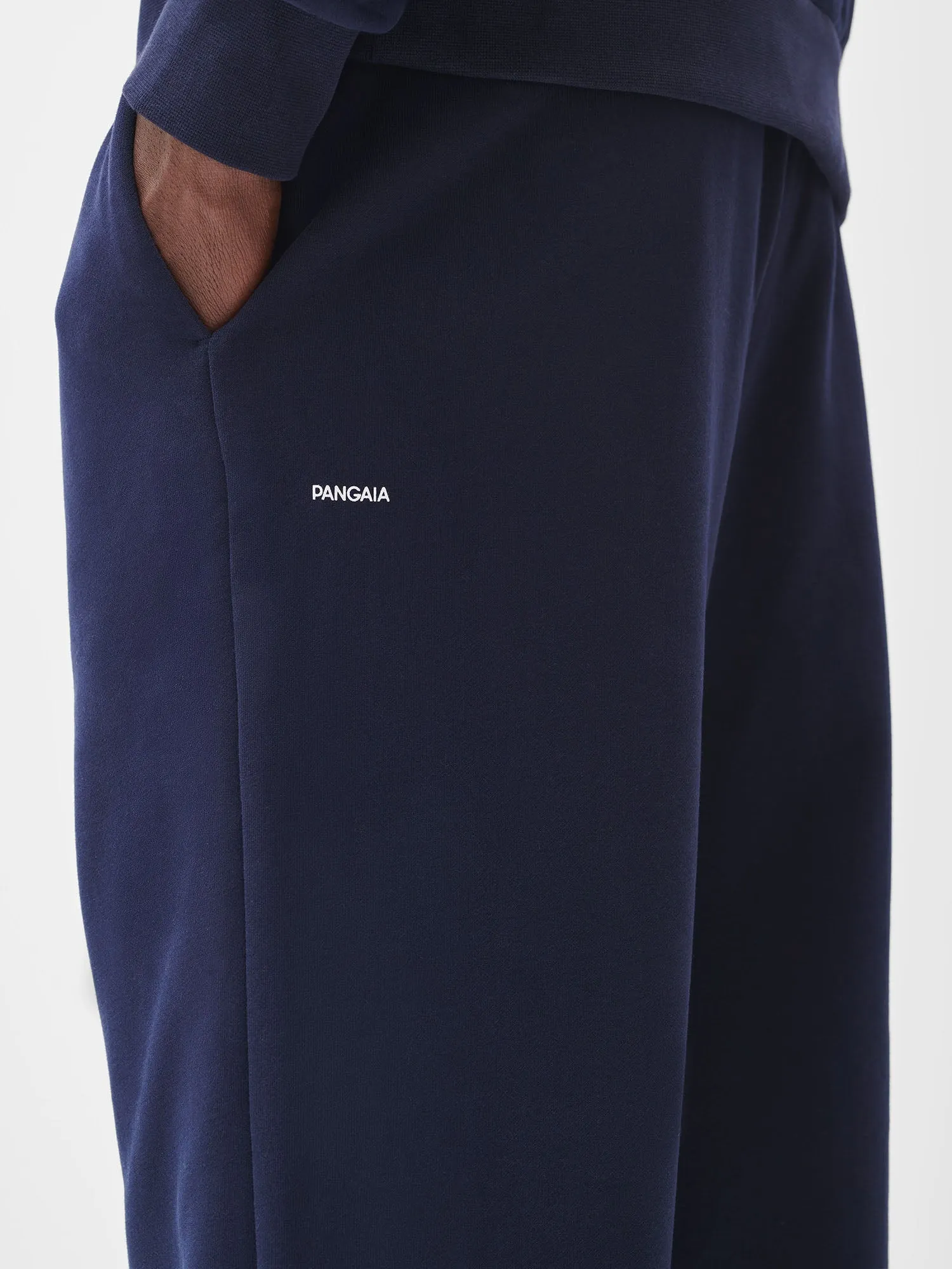 Mens 365 Midweight Track Pants—navy sold by Pangaia product image thumbnail 5