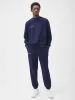 Mens 365 Midweight Track Pants—navy blue sold by Pangaia