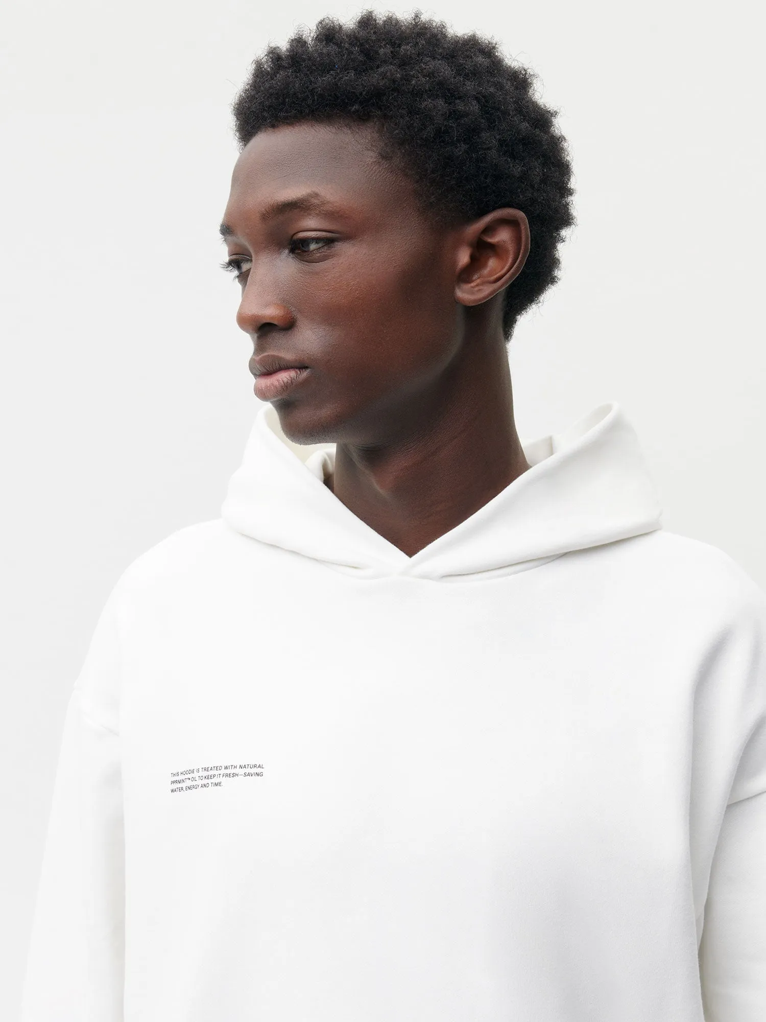 Mens 365 Midweight Hoodie—off-white sold by Pangaia product image thumbnail 5