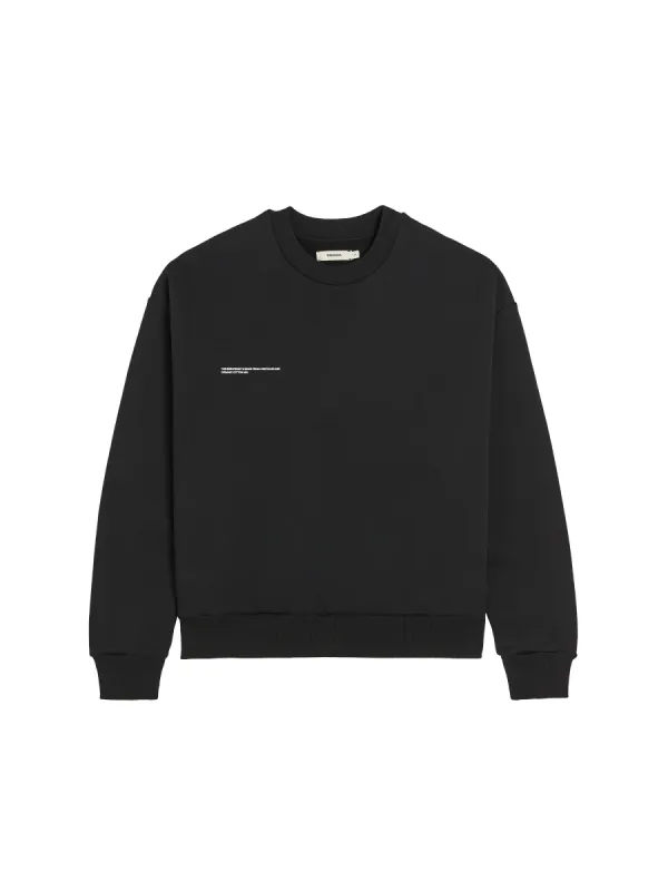 Mens 365 Heavyweight Sweatshirt—black sold by Pangaia