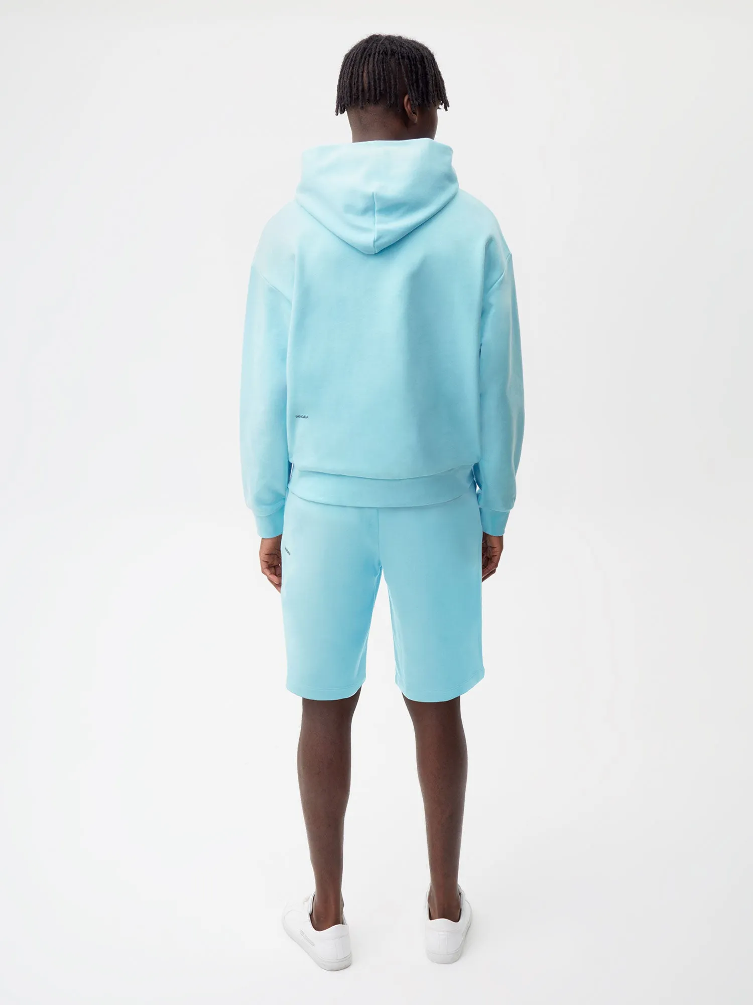 Mens 365 Midweight Long Shorts—celestial blue sold by Pangaia product image thumbnail 3