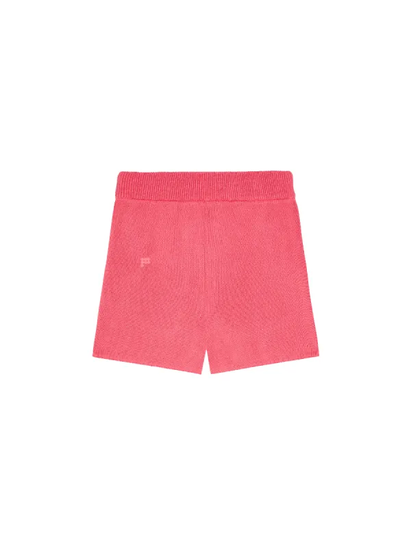 Mens Archive Knit Shorts—lotus pink sold by Pangaia