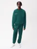 Mens 365 Heavyweight Track Pants—foliage green sold by Pangaia
