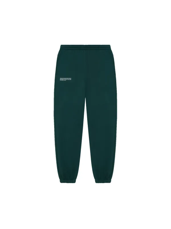 Mens 365 Heavyweight Track Pants—foliage green sold by Pangaia