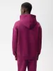 Mens 365 Heavyweight Hoodie—plum purple sold by Pangaia