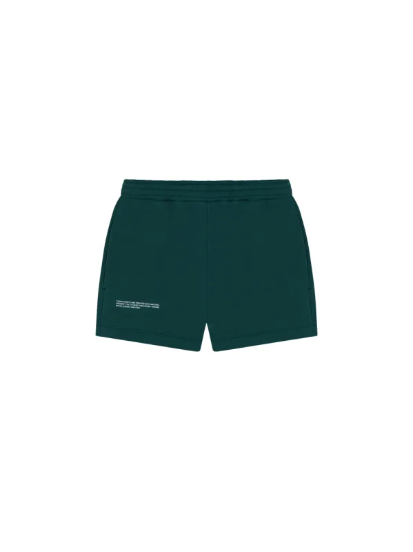 Mens 365 Midweight Shorts—foliage green sold by Pangaia