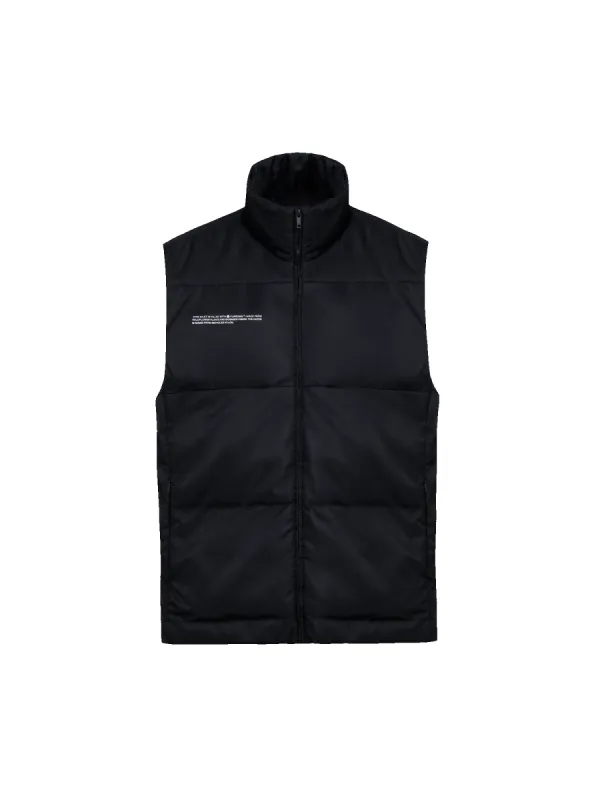Mens FLWRDWN™ Gilet—black sold by Pangaia