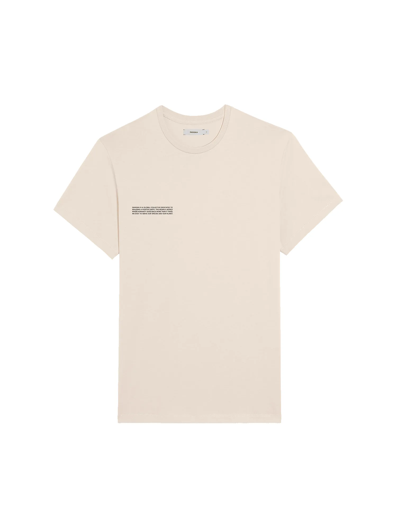 Mens 365 Midweight T-shirt—sand sold by Pangaia