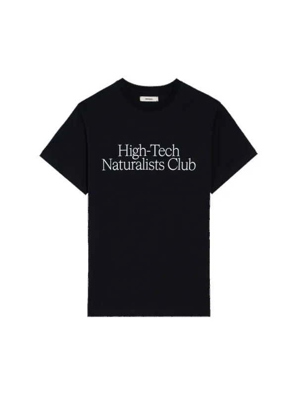 Mens High-Tech Naturalists Club T-shirt—black sold by Pangaia