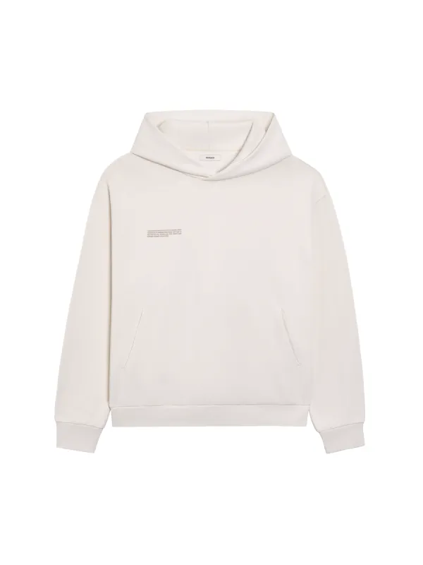 Mens In Conversion Cotton Hoodie—cotton white sold by Pangaia