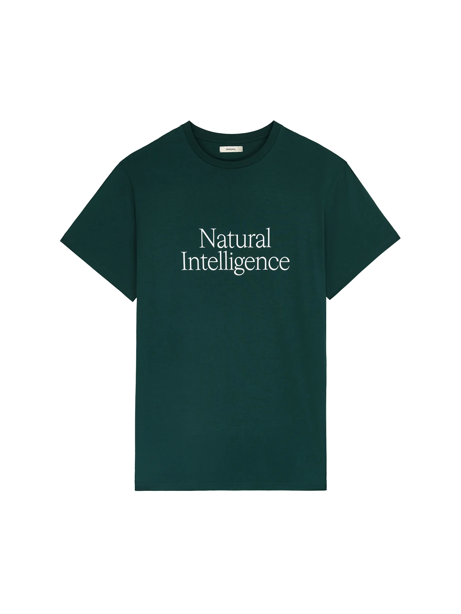 Mens 365 Natural Intelligence T-Shirt—foliage green sold by Pangaia