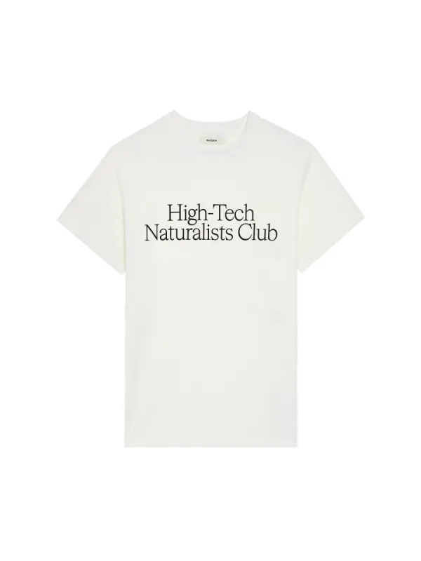 Mens High-Tech Naturalists Club T-shirt—off-white sold by Pangaia