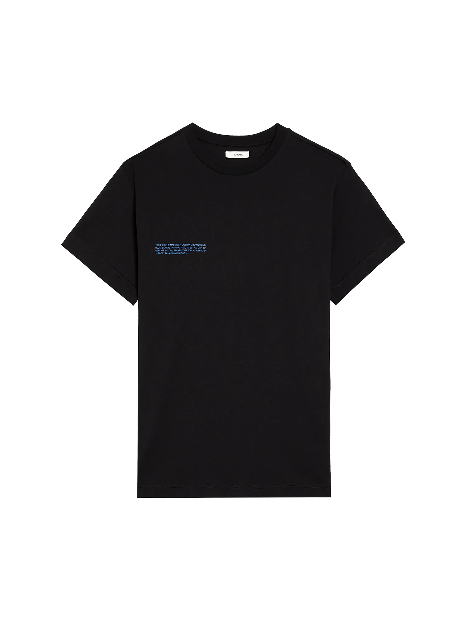 Mens In Conversion Cotton 365 T-shirt—black sold by Pangaia