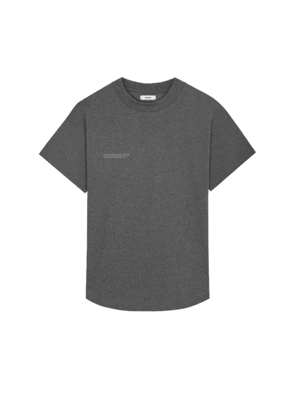 Mens Reclaimed Cotton Boxy T-shirt—reclaim charcoal sold by Pangaia