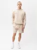 Mens Archive Organic Cotton Knit Shorts—sand sold by Pangaia