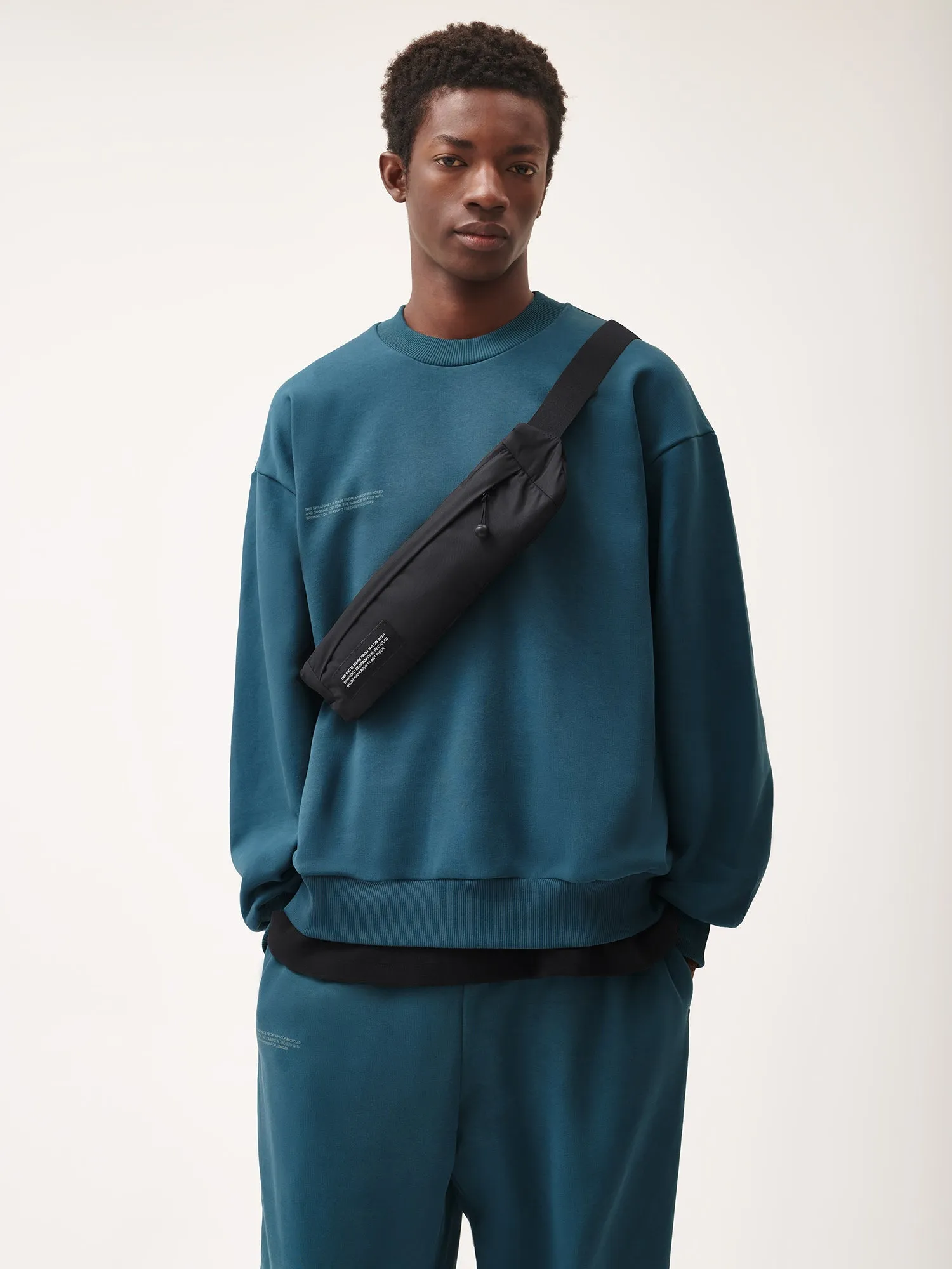 Mens DNA Sweatshirt—storm blue sold by Pangaia product image thumbnail 2