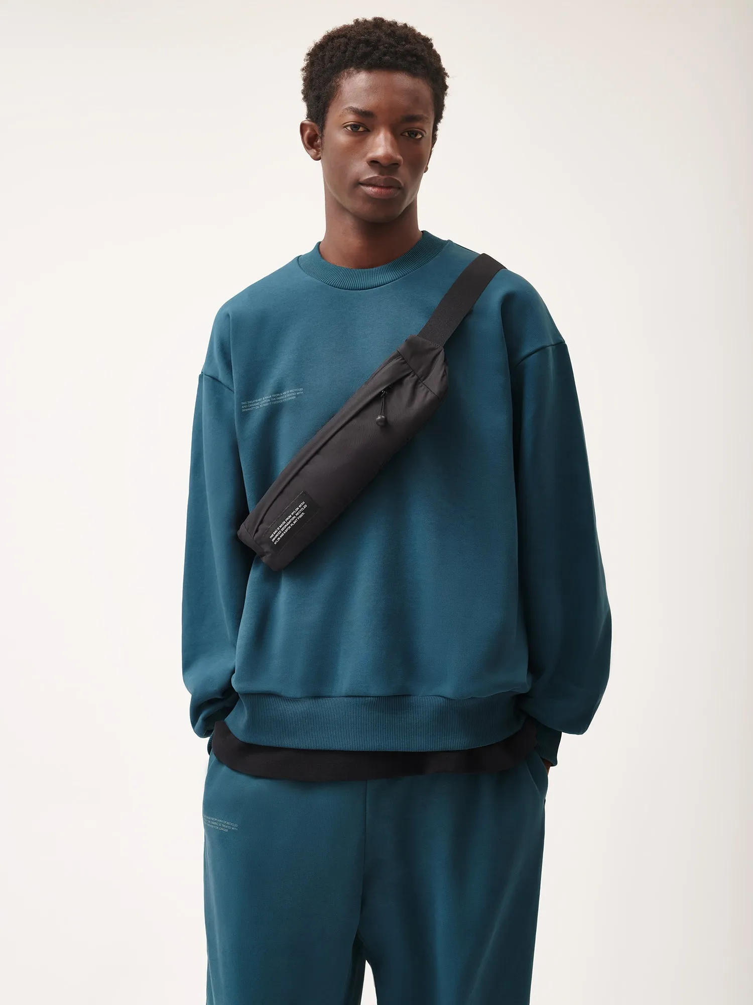 Mens DNA Sweatshirt—storm blue sold by Pangaia product image thumbnail 4