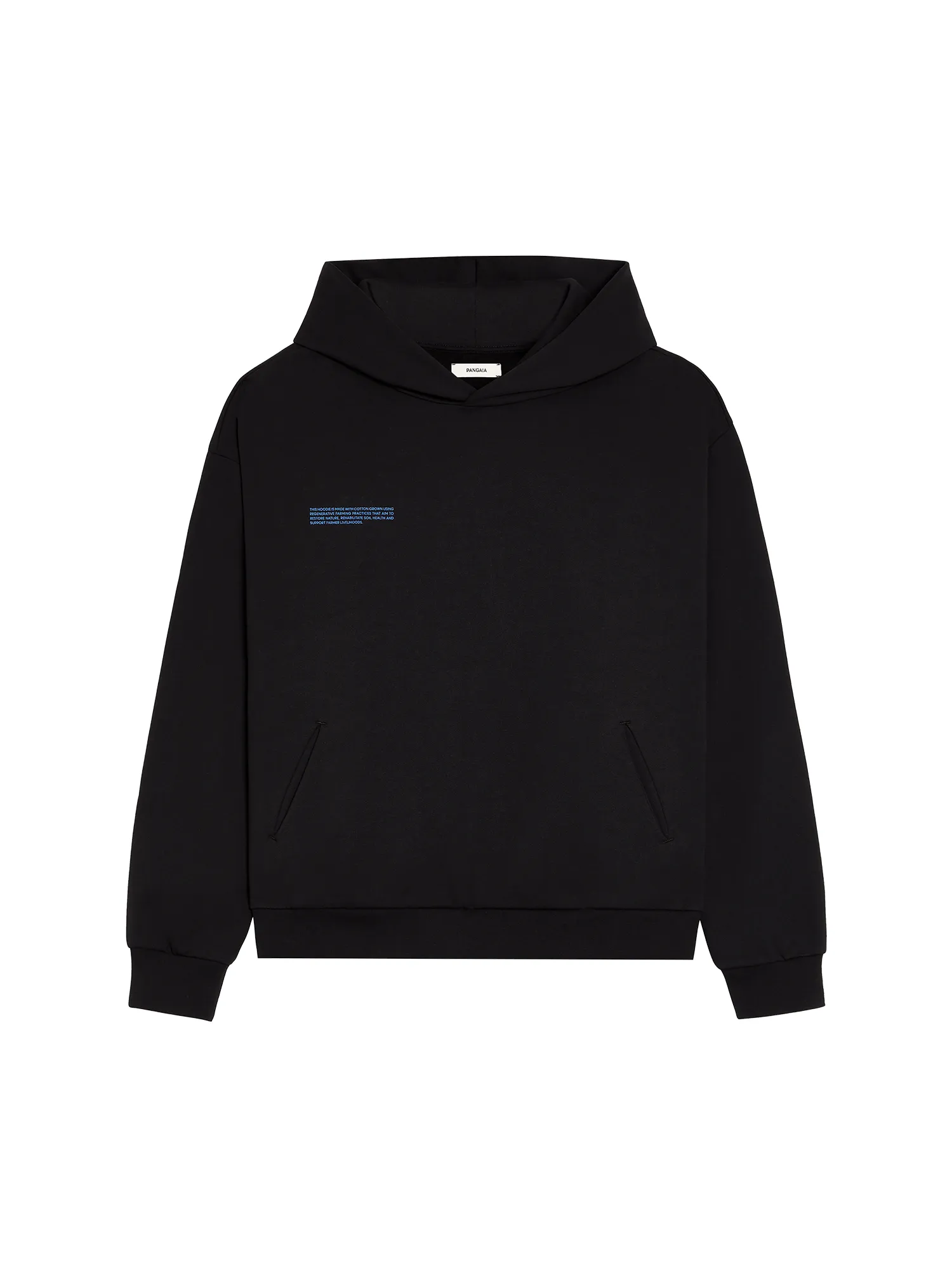 Mens In Conversion Cotton Hoodie—black sold by Pangaia