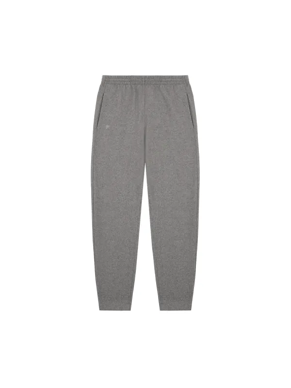 Mens Recycled Wool Jersey Barrel-Leg Track Pants—volcanic grey sold by Pangaia