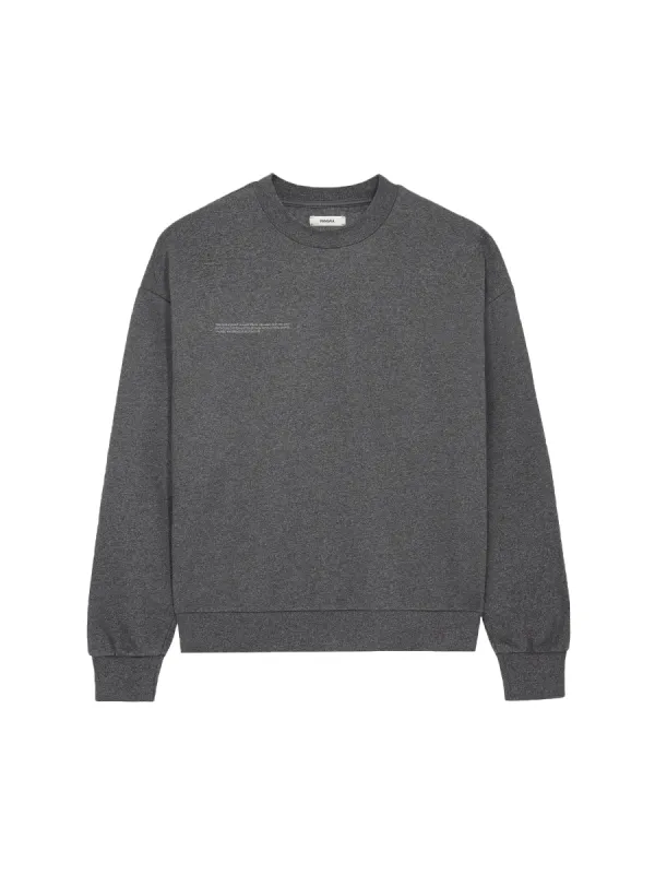 Sale Mens Reclaimed Cotton Sweatshirt—reclaim charcoal sold by Pangaia