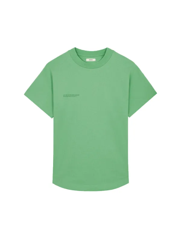 Mens Reclaimed Cotton Boxy T-shirt—reclaim jade sold by Pangaia