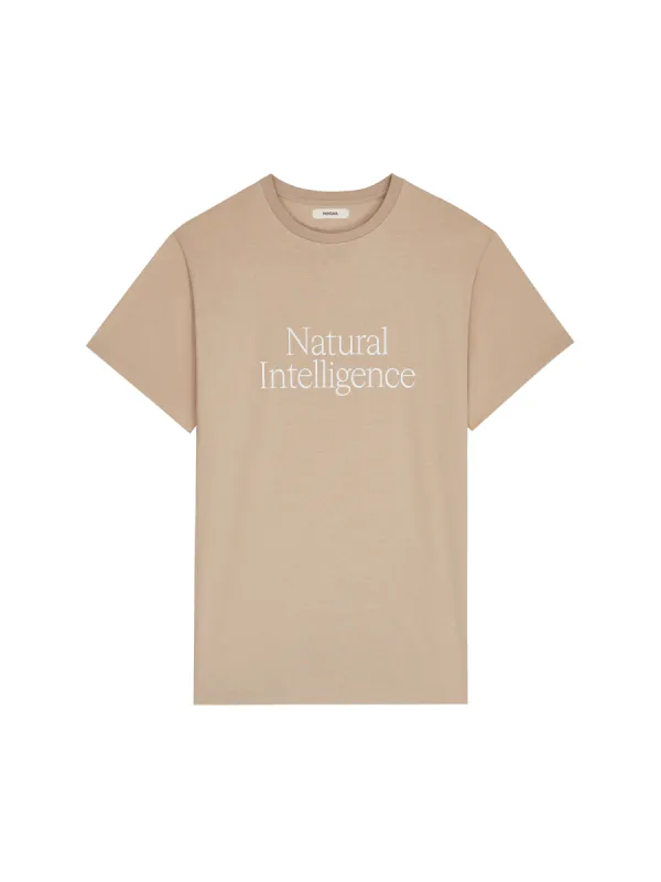 Mens 365 Natural Intelligence T-shirt—mirage beige sold by Pangaia