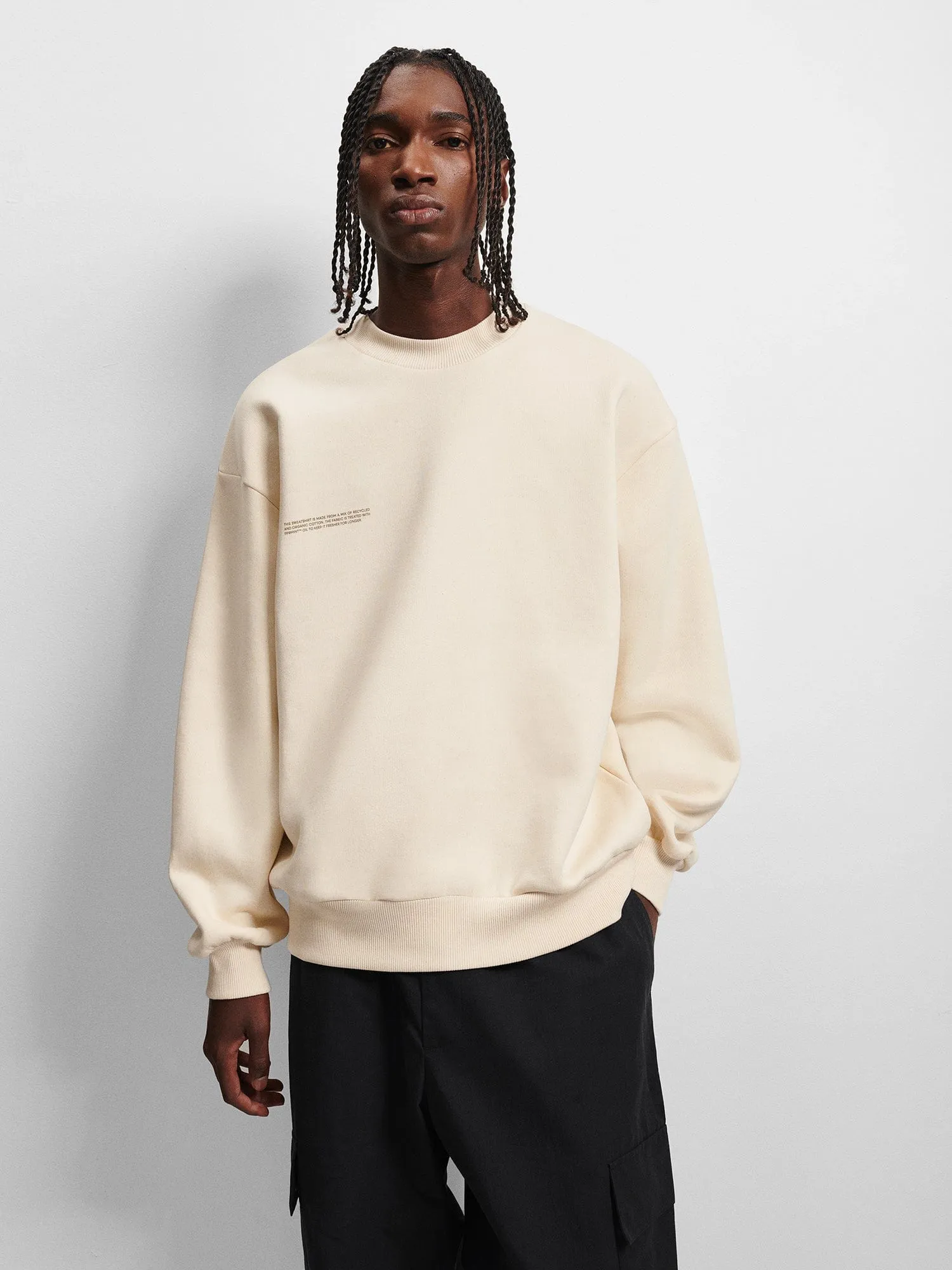 Mens DNA Sweatshirt—undyed sold by Pangaia product image thumbnail 2