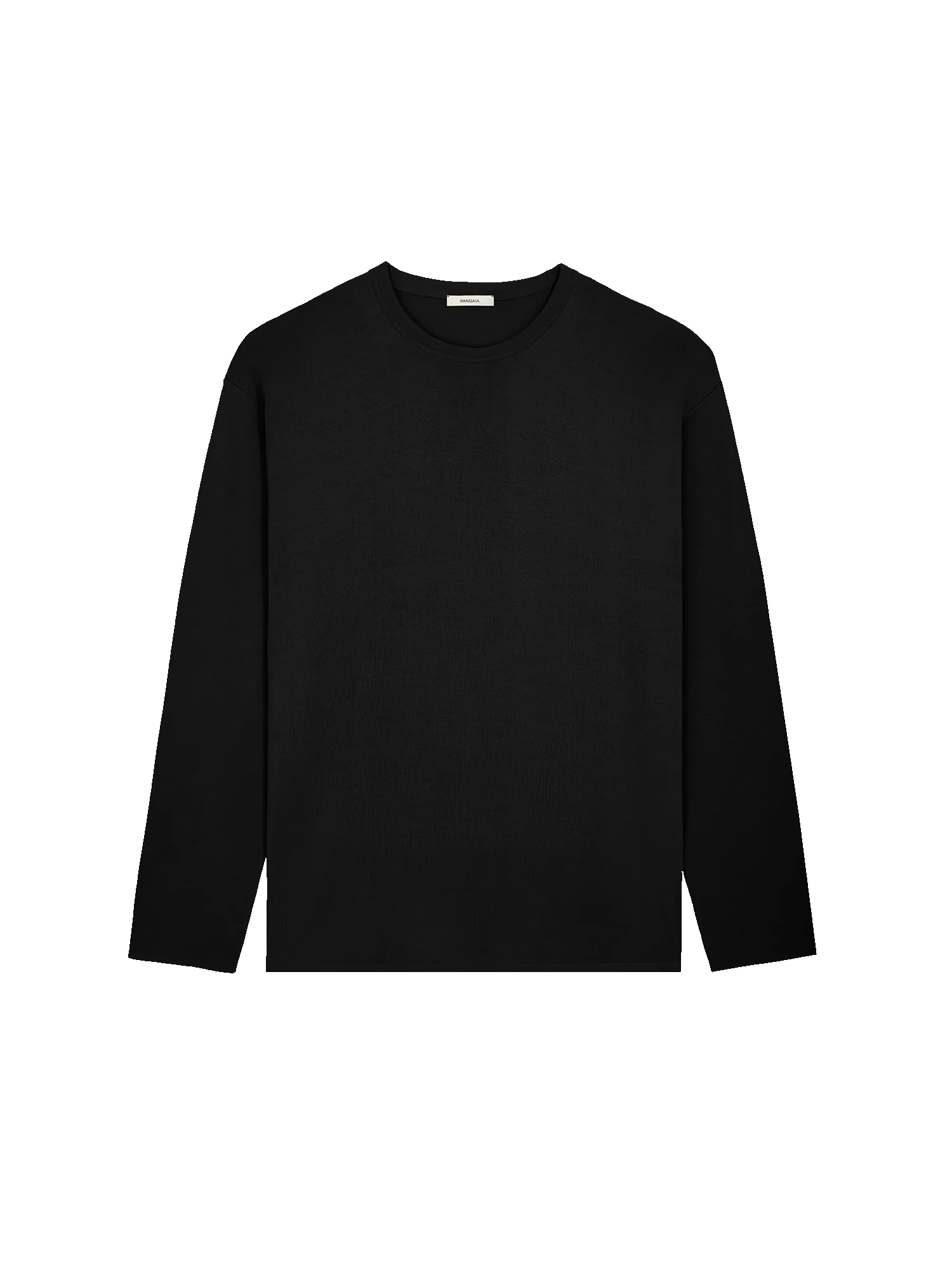 Mens Regenerative Merino Wool Sweater—black sold by Pangaia