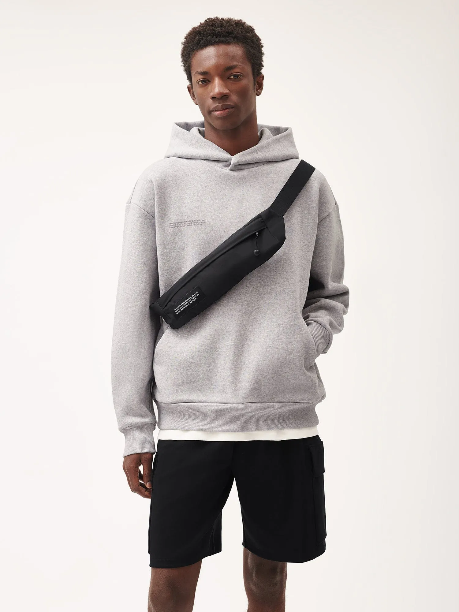 Mens DNA Hoodie—grey marl sold by Pangaia product image thumbnail 2
