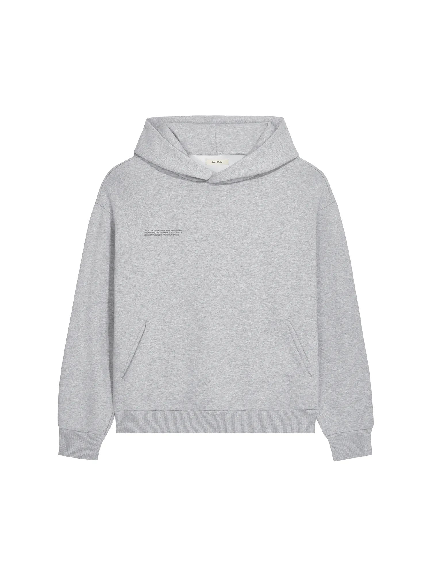 Mens DNA Hoodie—grey marl sold by Pangaia