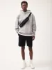 Mens DNA Hoodie—grey marl sold by Pangaia