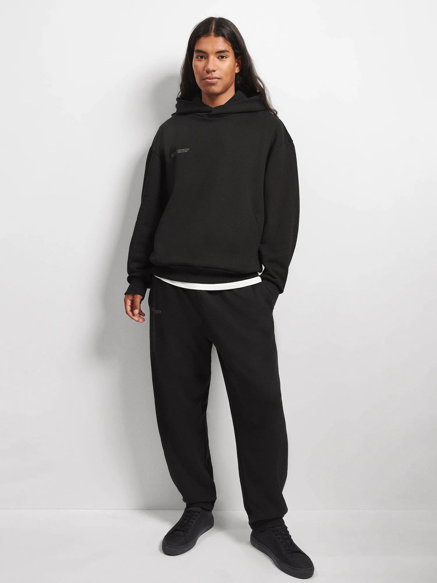 Mens DNA Hoodie—black sold by Pangaia product image thumbnail 2