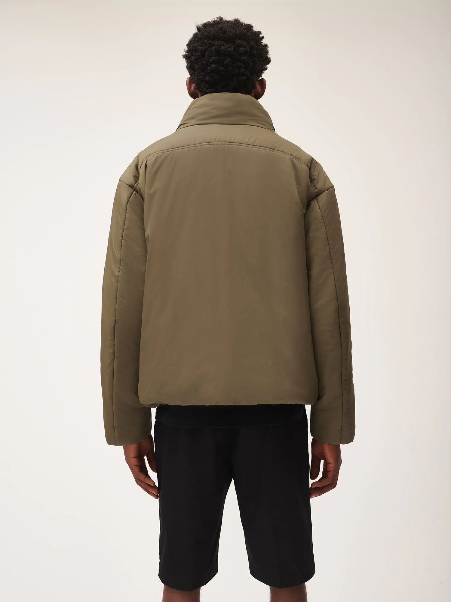 Mens Flower-Warmth Puffer Jacket—Soil Brown sold by Pangaia product image thumbnail 3