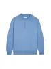 Mens DNA Heavyweight Polo Sweatshirt—summit blue sold by Pangaia