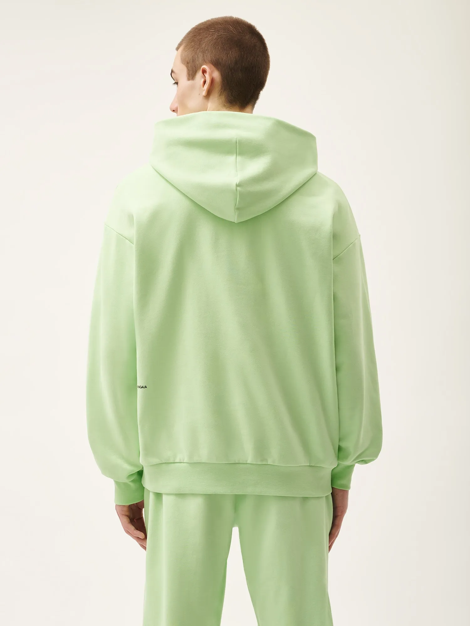 Sale Mens 365 Midweight Hoodie—fennel green sold by Pangaia product image thumbnail 3