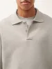 Mens DNA Heavyweight Polo Sweatshirt—stone sold by Pangaia