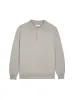 Mens DNA Heavyweight Polo Sweatshirt—stone sold by Pangaia