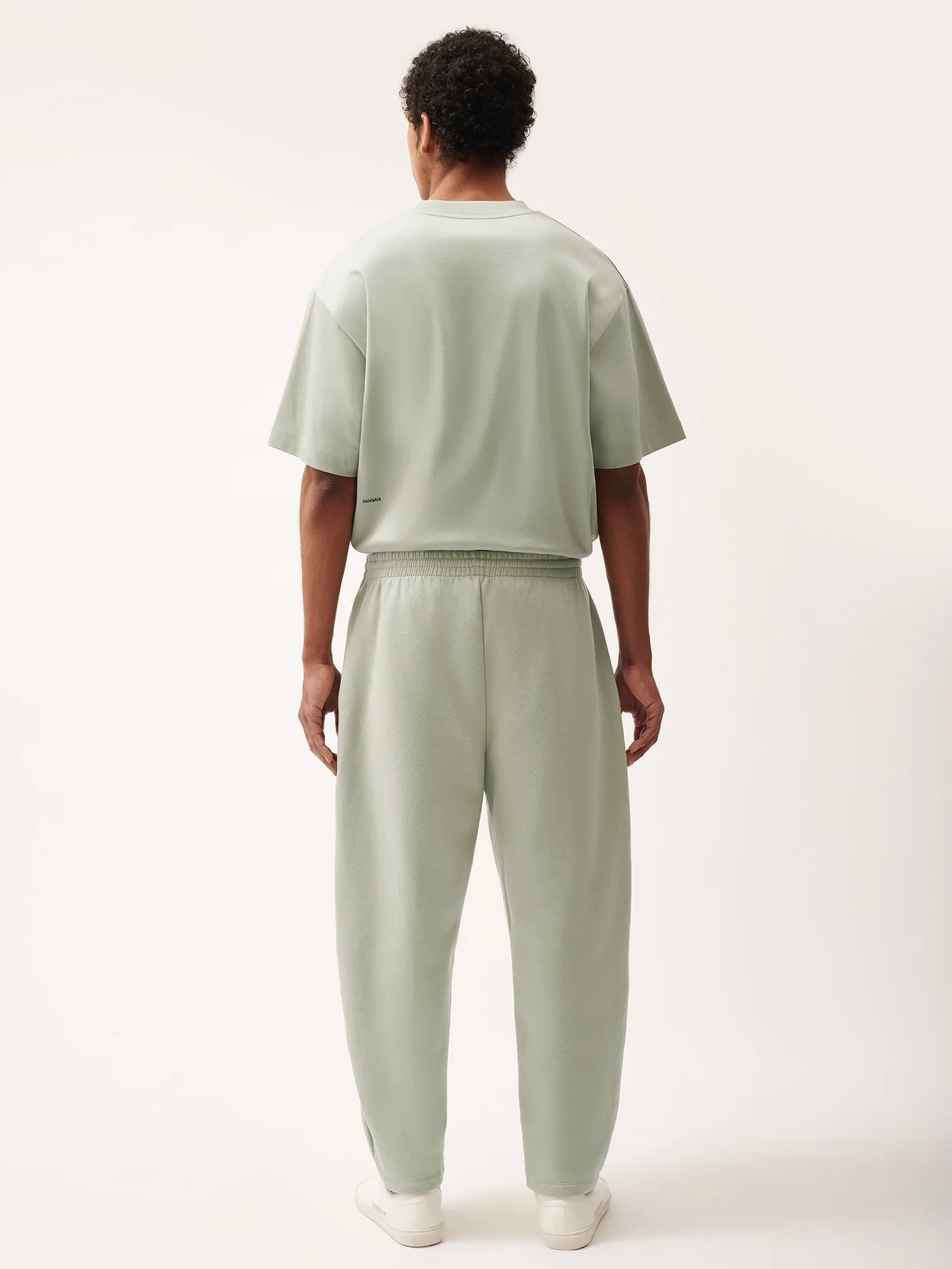 Mens DNA Barrel-Leg Track Pants—moss green sold by Pangaia product image thumbnail 3