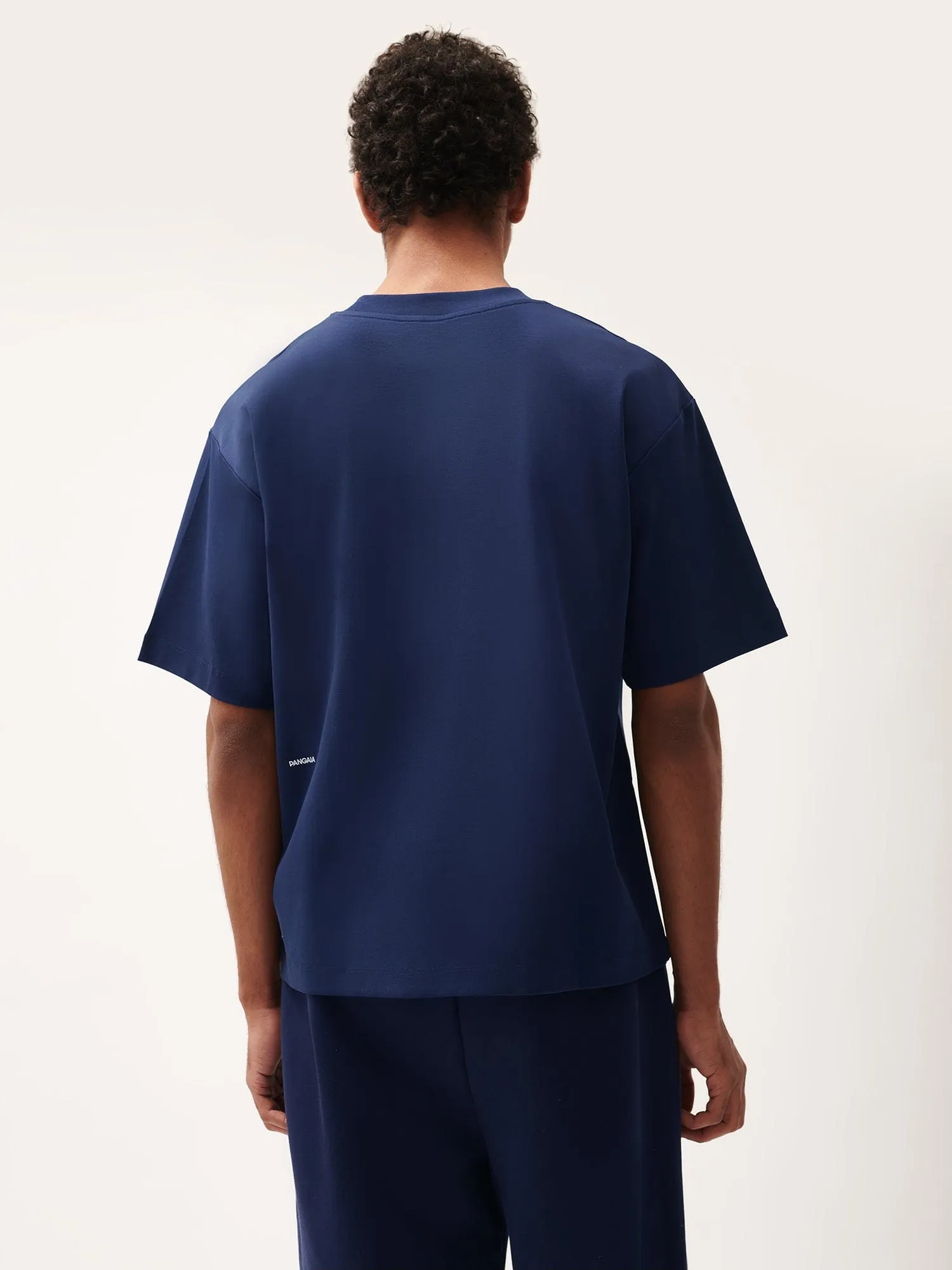 Mens DNA Oversized T-Shirt—navy sold by Pangaia product image thumbnail 3