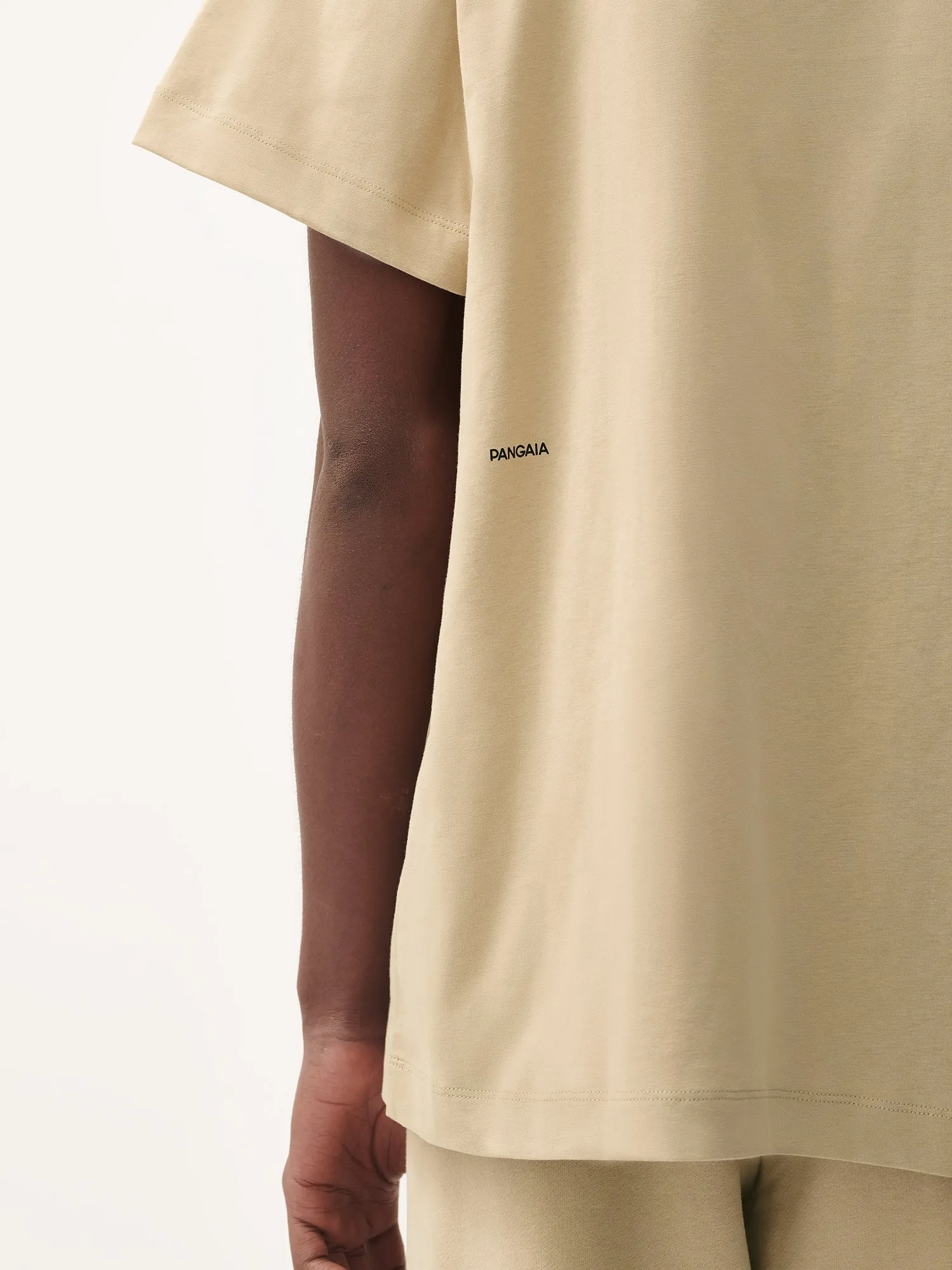 Mens 365 Midweight T-shirt—birch beige sold by Pangaia product image thumbnail 4